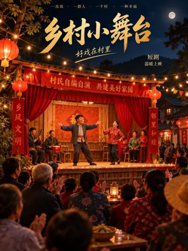 《村晚大舞台》- 红豆短剧生活喜剧短剧封面